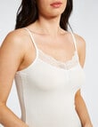 Lyric Thermals Mia Bamboo Cami, Ivory product photo View 04 S
