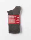 DS Socks Springer Merino-Blend Health Sock, Bark product photo View 02 S