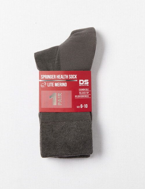 DS Socks Springer Merino-Blend Health Sock, Bark product photo View 02 L