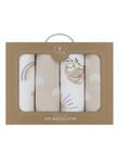 Little Textiles Wash Cloths, 4-Pack, Happy Sloth & Rainbow product photo View 02 S