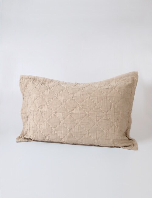 Domani Sistine Standard Pillowcase, Biscuit product photo