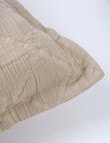 Domani Sistine Standard Pillowcase, Biscuit product photo View 02 S