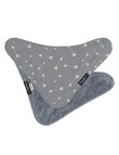 Mum 2 Mum Fashion Bandana Bib, Grey Arrows product photo View 02 S