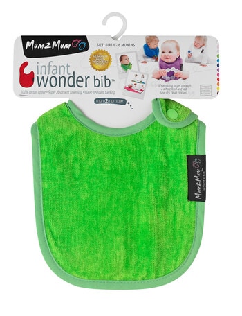 Mum 2 Mum Infant Wonder Bib, Lime product photo