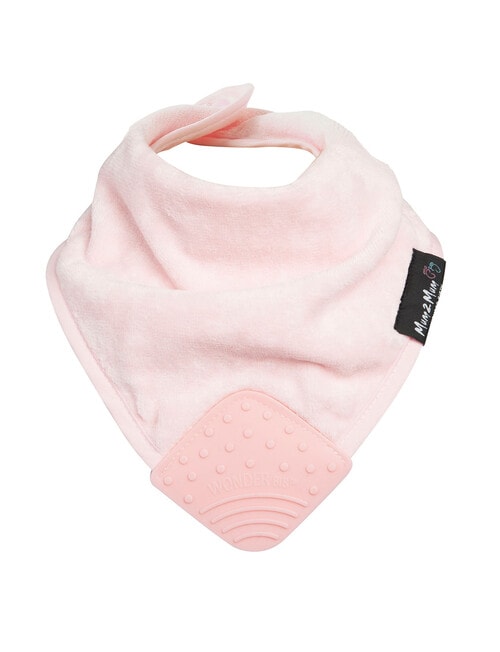 Mum 2 Mum Teething Bandana Bib, Light Pink product photo View 03 L