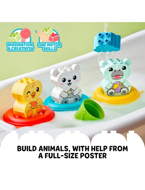 LEGO DUPLO Bath Time Fun, Floating Animal Train, 10965 product photo View 06 L
