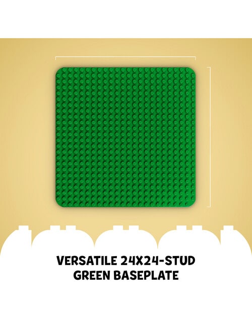 LEGO DUPLO Green Building Plate, 10980 product photo View 03 L