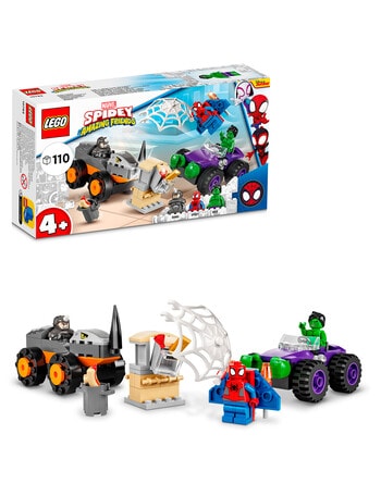 LEGO Superheroes Hulk vs. Rhino Truck Showdown, 10782 product photo