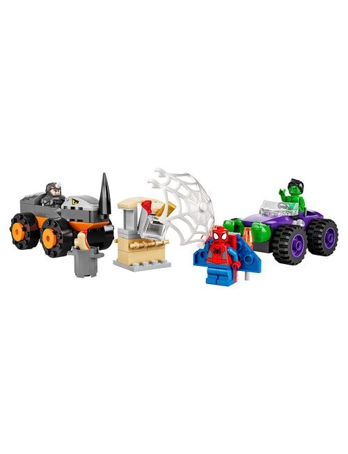 LEGO Superheroes Hulk vs. Rhino Truck Showdown, 10782 product photo View 02 L