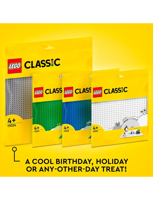 LEGO Classic White Baseplate, 11026 product photo View 07 L