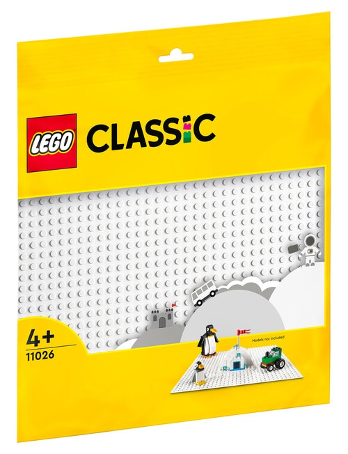 LEGO Classic White Baseplate, 11026 product photo View 08 L
