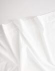 Linen House 375TC Cotton Percale Sheet Set, White product photo View 03 S