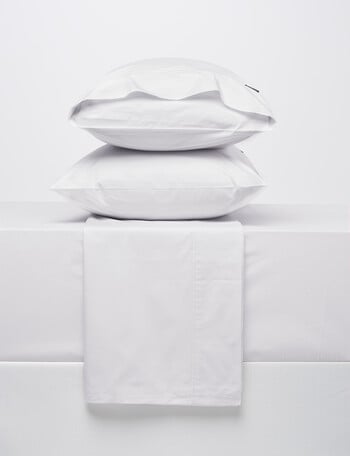 Linen House 375T Cotton Percale Sheet Set, Cloud product photo