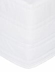 Linen House 250 Thread Count Cotton Valance, White product photo