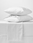 Linen House 250TC Cotton King Pillowcase, White product photo