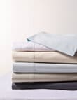 Linen House 250TC Cotton Fitted Sheet, Charcoal product photo