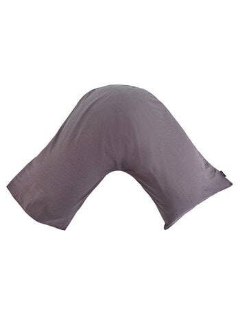 Linen House 250TC Cotton Tri Pillowcase, Charcoal product photo