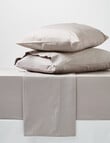 Linen House 250 Thread Count Cotton Sheet Set, Silver product photo