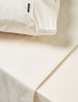 Linen House 250 Thread Count Cotton Sheet Set, Ivory product photo View 02 S