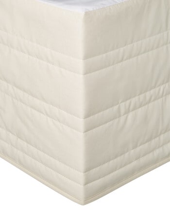 Linen House 250 Thread Count Cotton Valance, Ivory product photo