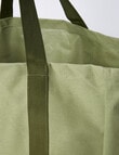 Haven Essentials Fale Canvas Laundry Bag, Green product photo View 04 S