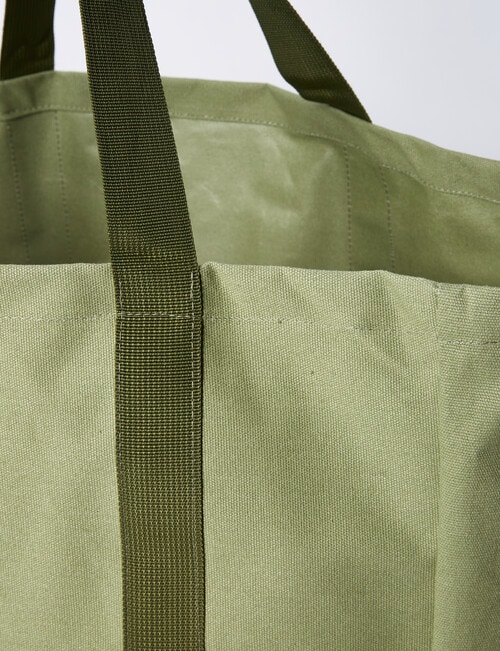 Haven Essentials Fale Canvas Laundry Bag, Green product photo View 04 L