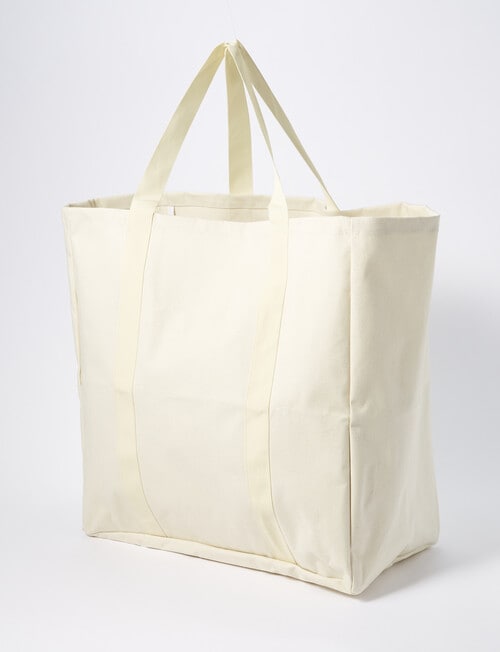 Haven Essentials Fale Canvas Laundry Bag, Cream product photo View 02 L