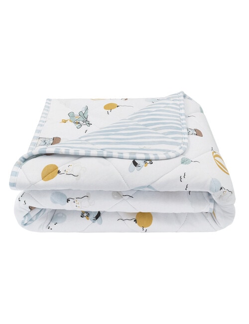 Little Textiles Jersey Cot Comforter, Up Up & Away product photo View 02 L