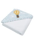 Little Textiles Hooded Towel, Up Up & Away product photo View 02 S