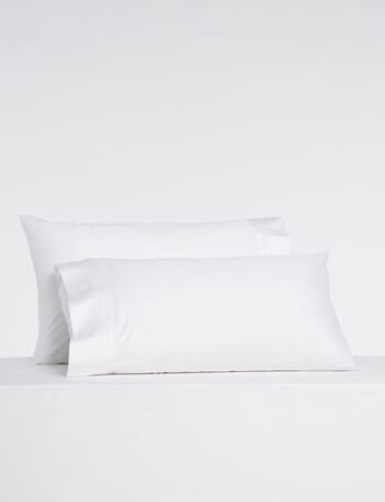 Mondo 600TC Cambridge Standard Pillowcase, White product photo