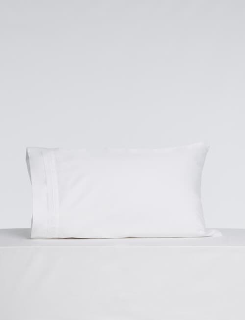 Mondo 600TC Cambridge King Pillowcase, White product photo