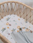 Little Textiles Bassinet Fitted Jersey Sheet, 2-Pack, Up Up & Away product photo