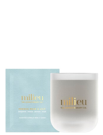 The Aromatherapy Co. Milieu Candle French Pear & Lily, 160g product photo