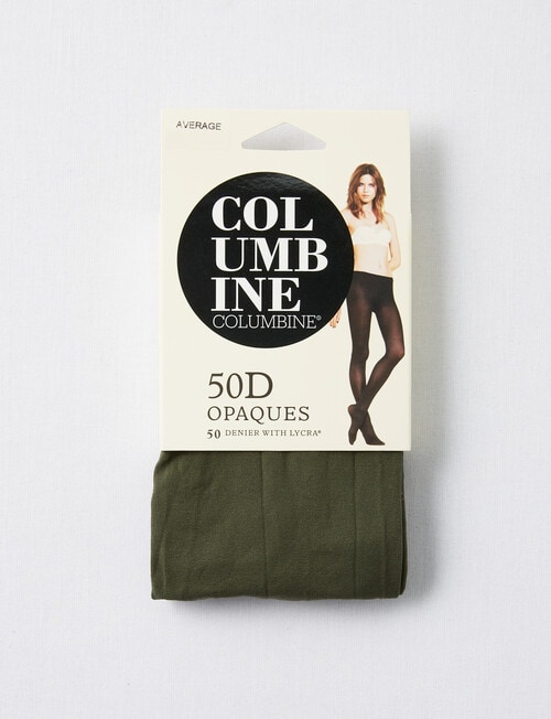 Columbine Soft Opaque Tight, 50D, Khaki product photo View 02 L