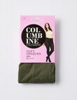 Columbine Plus Size Soft Opaque Tight, 50D, Khaki product photo