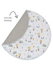 Little Textiles Round Play Mat, Up Up & Away product photo View 03 S