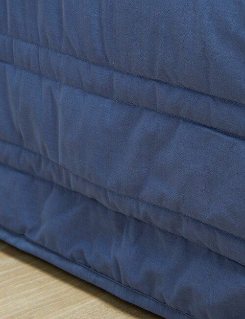 Haven Essentials Cotton Rich 225TC Valance, Navy Blue product photo View 04 L