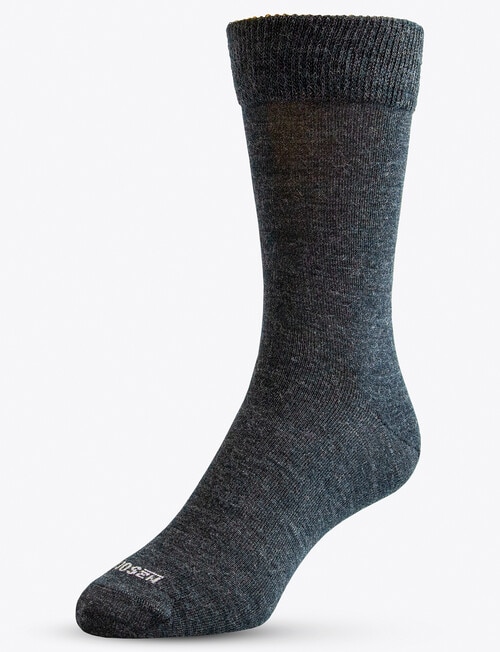 NZ Sock Co. Merino Comfort Top Sock, Grey product photo
