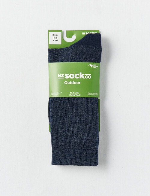Outdoor Collection Merino Technical Hiker Sock, Blue product photo View 03 L