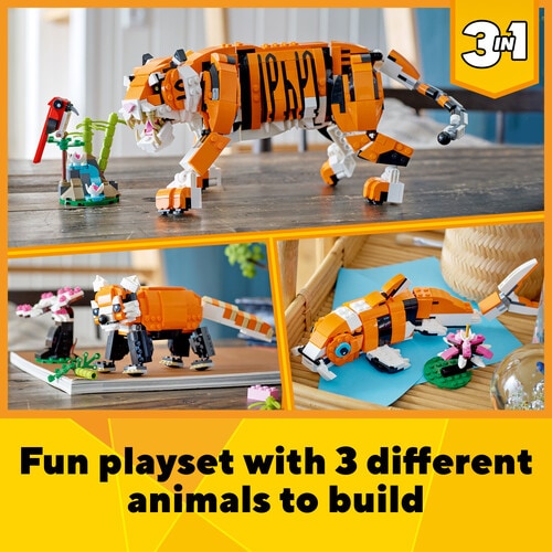 LEGO Creator 3-in-1 Majestic Tiger, 31129 product photo View 03 L