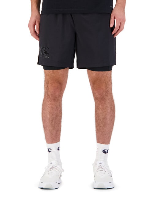 Canterbury Vapodri Tempo 2-in-1 Short, Black product photo
