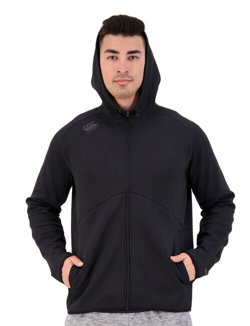 Canterbury Vapodri Full Zip Tempo Hood Sweat, Black product photo