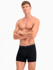 Puma Sport Cotton Trans Dry Trunk, 2-Pack, Black product photo View 04 S