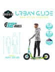 MADD Carve Urban Glide 300 2022 Teal & Lime product photo View 02 S