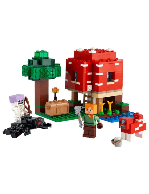 LEGO Minecraft The Mushroom House, 21179 product photo View 02 L