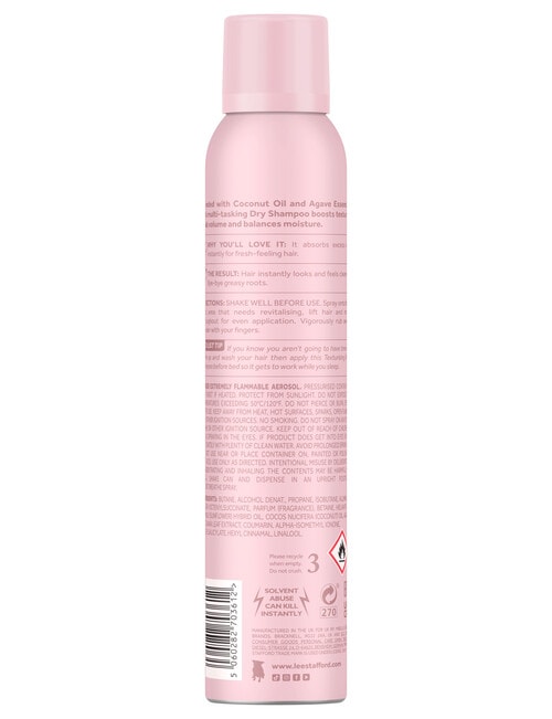 Lee Stafford Coco Loco Agave Texturing Dry Shampoo, 200ml product photo View 02 L