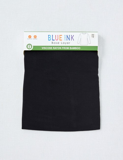 Blue Ink Boys Bamboo Long-Sleeve Top, Black, 8-14 product photo View 02 L