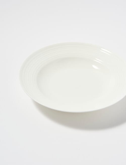 Alex Liddy Bianco Rim Bowl, 22cm, White product photo View 04 L