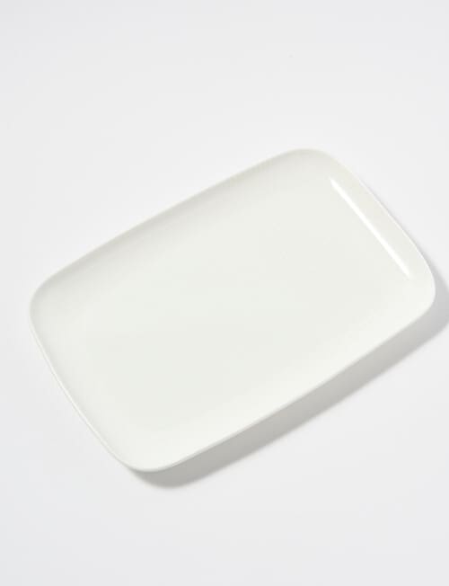 Alex Liddy Bianco Rectangular Platter, 29cm, White product photo View 02 L