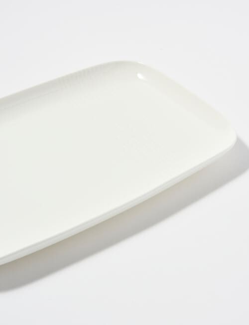Alex Liddy Bianco Rectangular Platter, 29cm, White product photo View 04 L